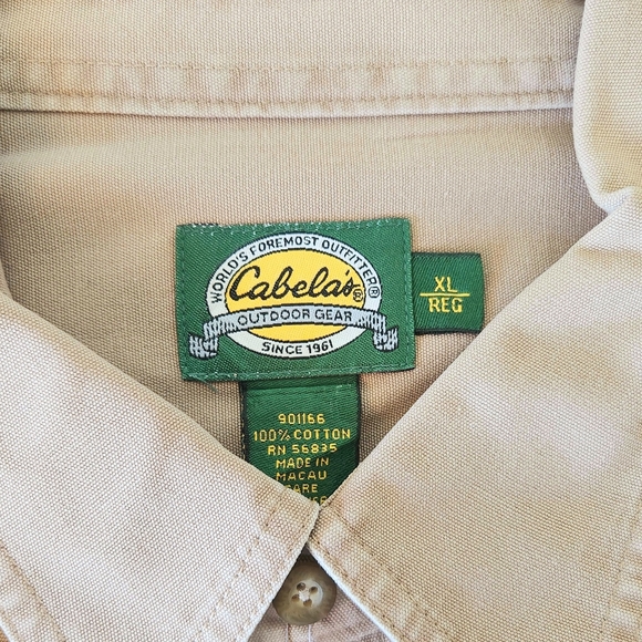 Cabela's Men's Embroidered Button Up Shirt - Picture 6 of 7